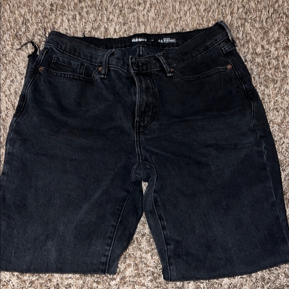Old Navy Black Denim Shorts